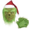 Grinch Costume Set Green Monster Full Outfit Halloween Christmas Party Cosplay