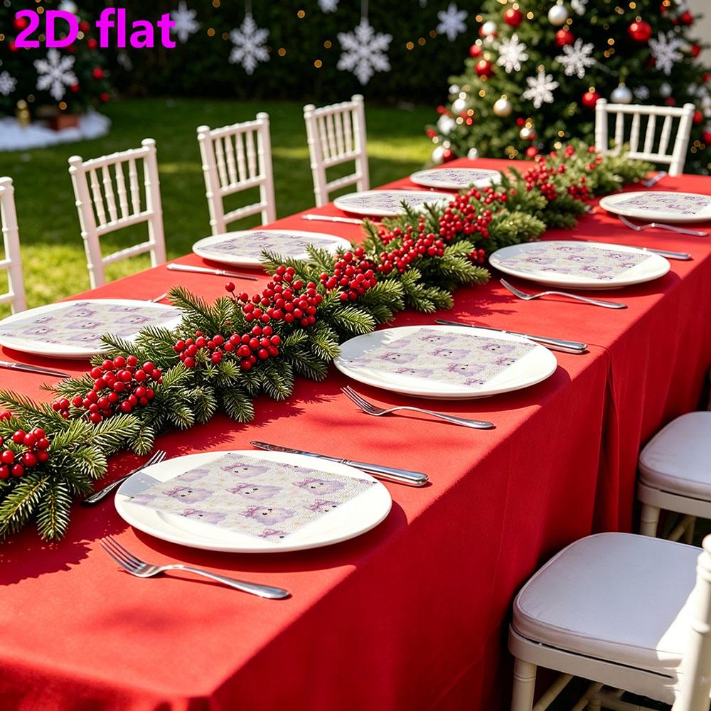 20pcs Disposable Napkins with Ghost Pattern Print for Wedding,Parties,and Daily Use for Thanksgiving Fall Christmas Table Decoration