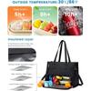 Large Women Lunch Bags With Insulated Compartment 15.6inch Laptop Tote Bag with Leakproof Lunch Box Pocket Work Bag Handbag