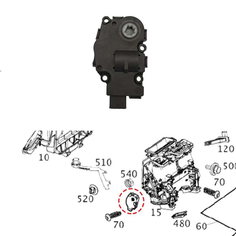 Car HVAC Air Door Actuator A/C Servo Motor Evaporator Motor 1699060100 For Mercedes-Benz A B C E CLASS W205 W213 W246-A87Q