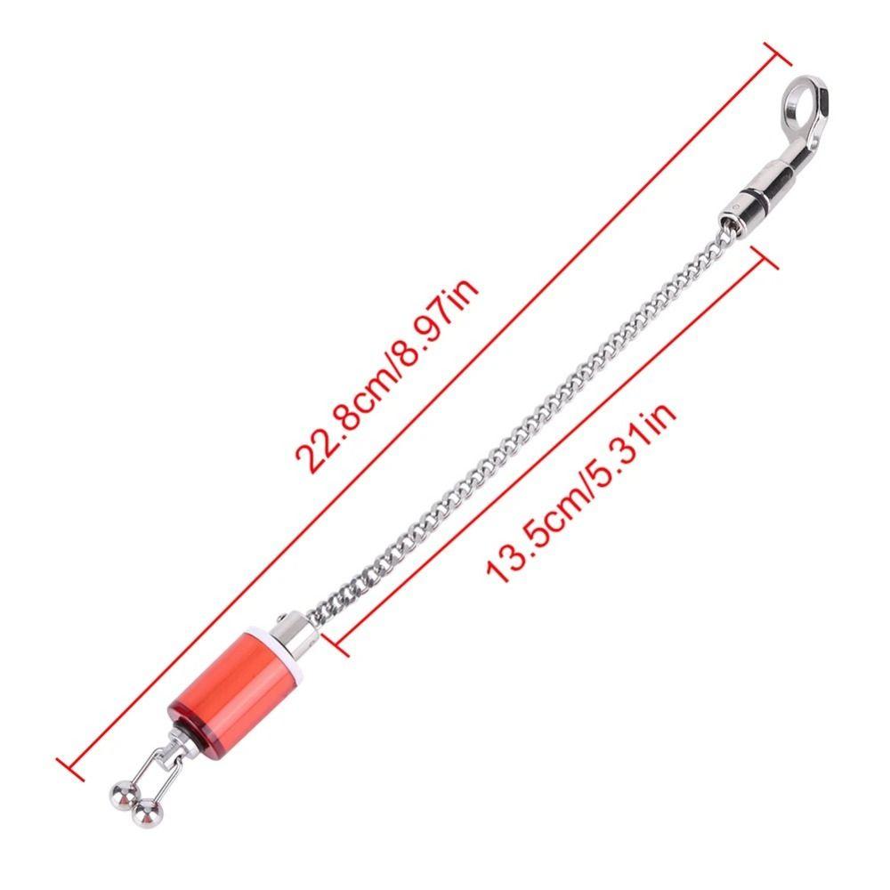 Bobbin Bite Alarm Steel Bite Wiggler Durable Sling Chain  Bite Detection