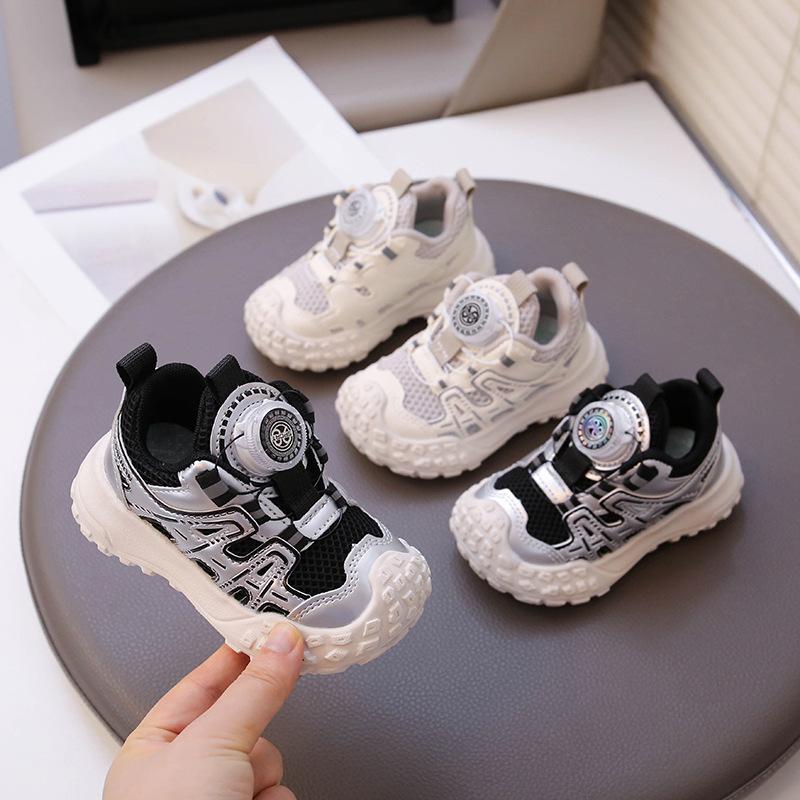 Boys' sneakers 2025 autumn new breathable classmates children's casual fashion dad shoes little girl light shoes