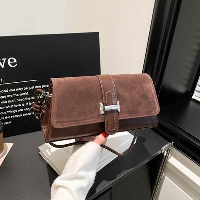 Autumn and Winter Niche Fashion Armpit Small Bag Women's Retro Commuter Shoulder Bag Popular Messenger Bag
