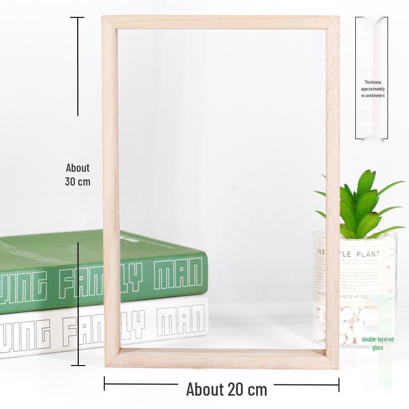 Handmade Transparent Bottle Embossing Film for Spring Plant Specimen Bookmarks