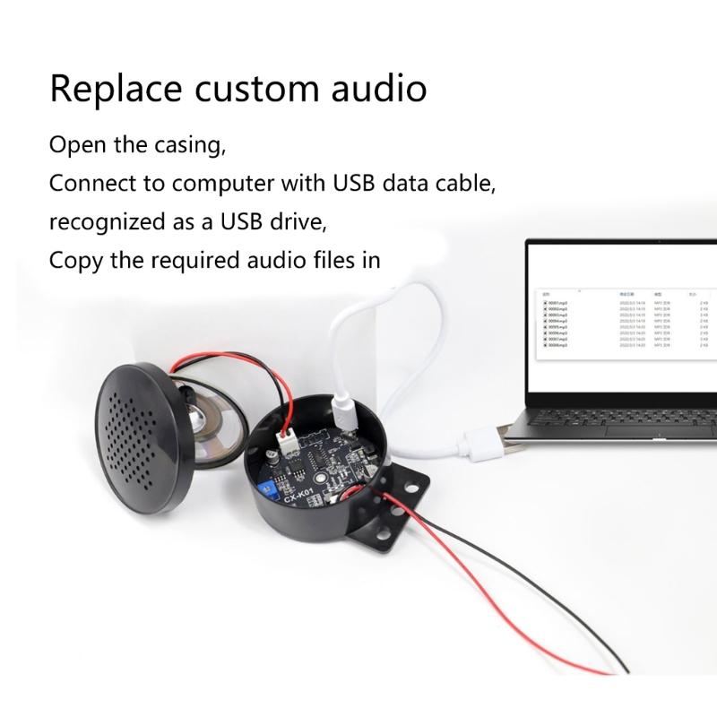 Industrial Programmable Voice Prompter for Clear Auditory In Noisy Environment with Multiple Format Support Voice Player
