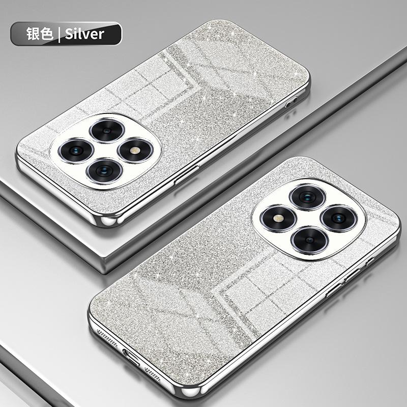 Applicable to Xiaomi Redmi note15Pro electroplated glitter mobile phone case note14 transparent note13 protective case