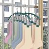 10 Clips Stainless Steel Sock Clip Pace-Saving Arc Sock Drying Rack Windproof Non-Slip Clothes Rack Underwear Clip Towel Hanger