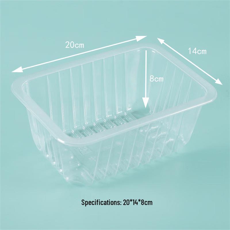 Disposable Rectangular Controlled Atmosphere Food Containers