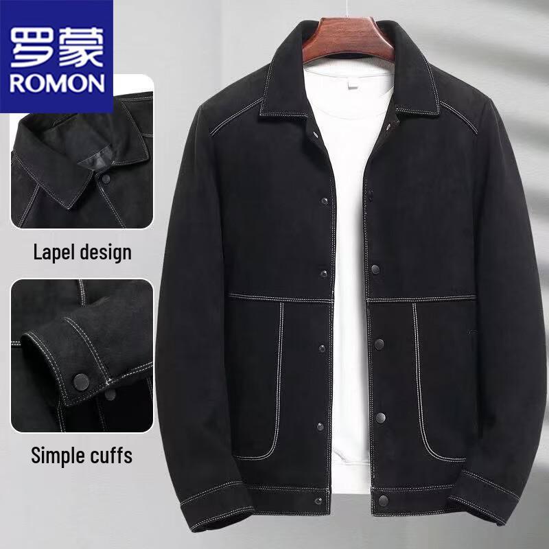 ROMON Men's Spring/Autumn Business Casual Long-Sleeve Jacket