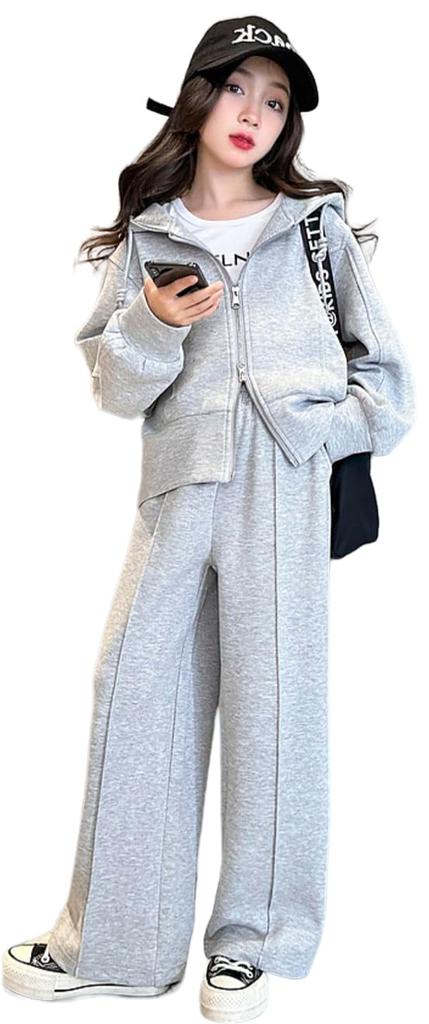 KOSIKINI Casual Tracksuit Junior Long Sleeve Hoodie and Sports Sizes and Available In Sizes and This Item Is Available In Sizes and Girls' Set, Kids'