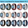 Bracelet à boucle en nylon pour Huawei Watch Fit 3 4 5 Bracelet de montre intelligente de sport tissé Correa pour Huawei Watch Fit 4 Pro 5 Pro Bracelet Bracelet de montre