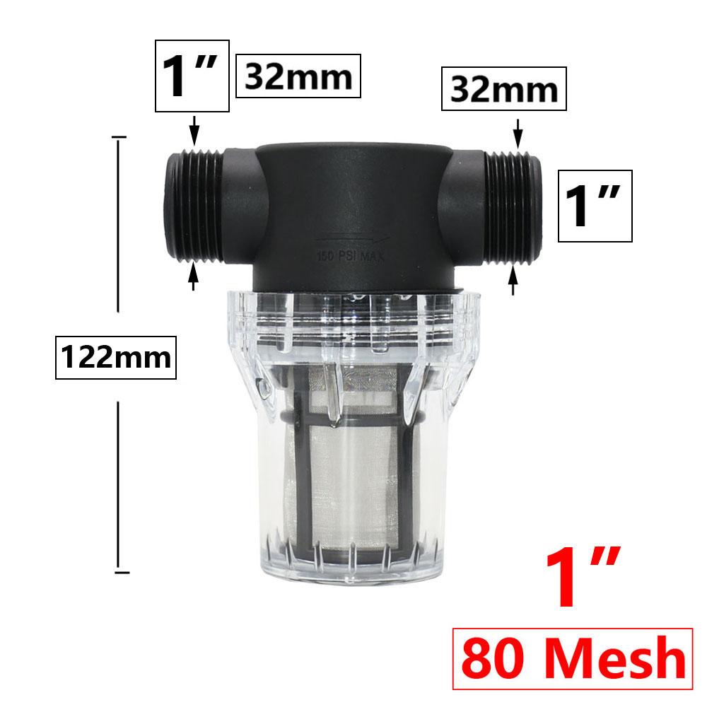 1/2 3/4 1 Inch Watering Filter For IBC Tank Tap Adapter S60 Ton Barrel Joint Garden Irrigation Aquarium Pump Water Gun Strainer
