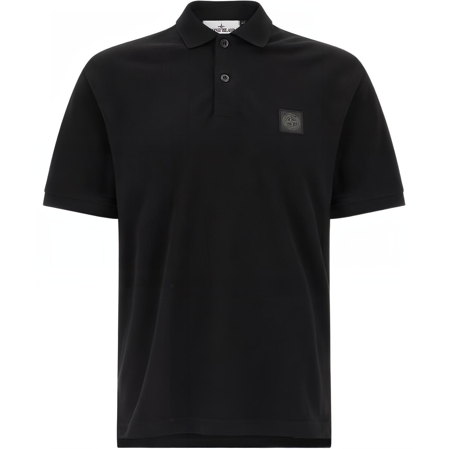 Stone Island Geborduurd Knoopje Korte Mouw Polo Shirt Heren tops L1S152200002S0F39-V0029 L