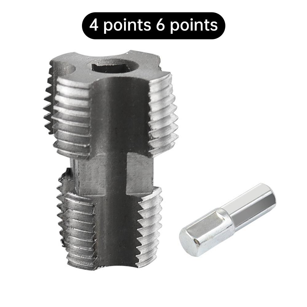 

4 Points 6 Points PPR Water Pipe Internal Thread Opener For PVC Plastic Pipe Thread Tap Hand Electric Drills Hand Tools