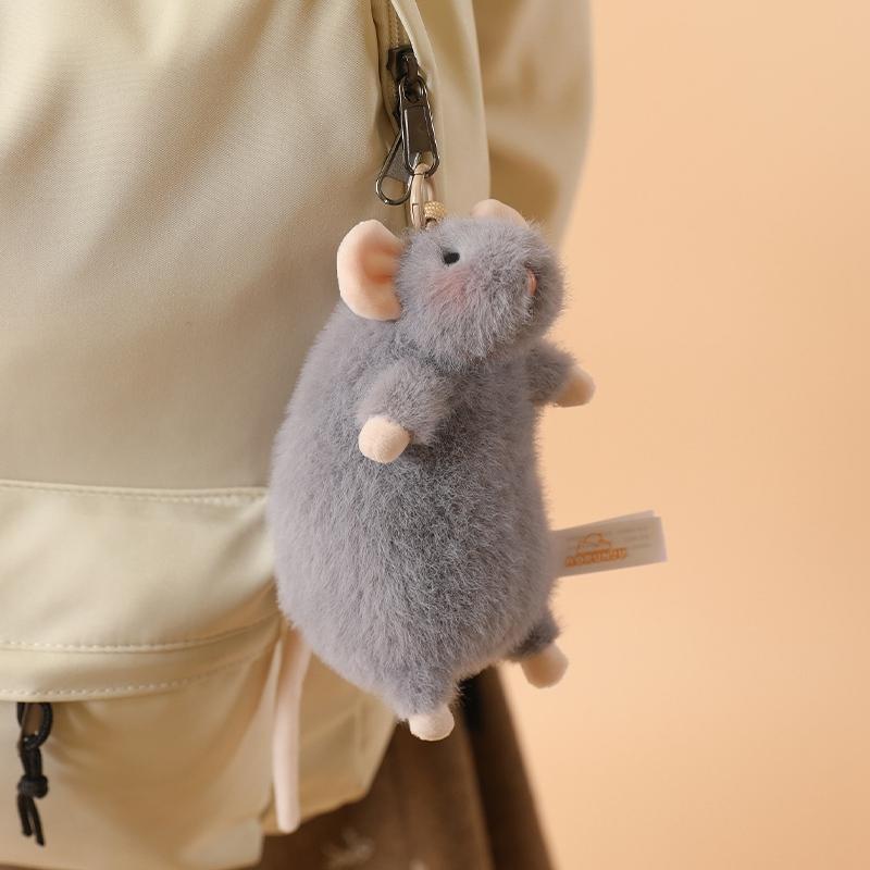 Realistic Mouse Plush Toys Full Cotton Stuffed Simulation Mouse Doll Cute Desktop Pets Office Companion Funny Kids Game Props