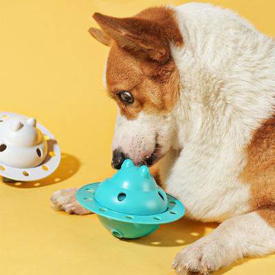 Distributeur de friandises pour animaux de compagnie Jouet disque interactif Jouet puzzle pour chien Entraînement pour chiens Mangeoire lente pour chiens chiots chats Mental