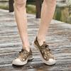 Summer New Mesh Hole Beach Shoes Men's Casual Outer Wear Hollow Breathable Leather Outdoor Sports Sandals