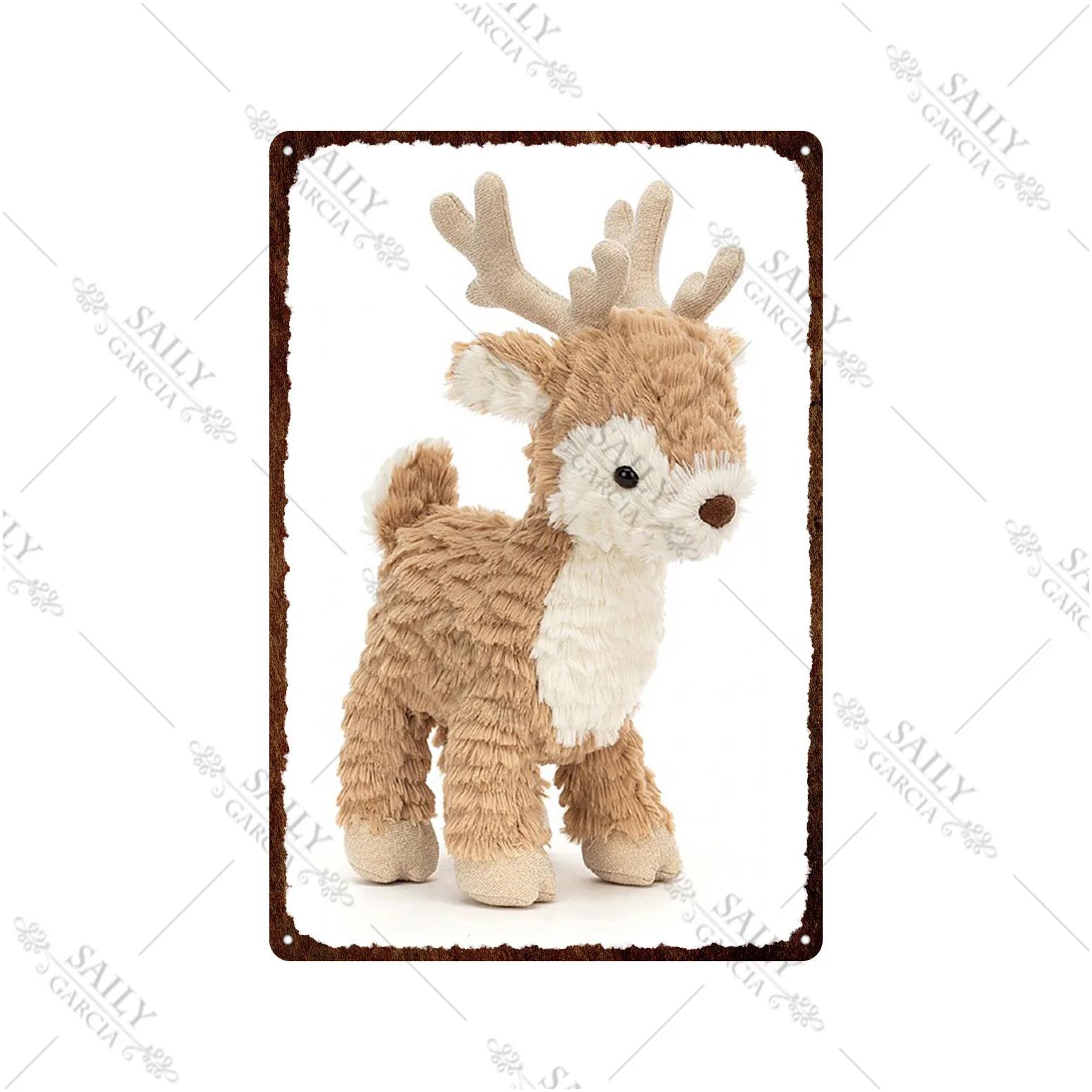 

Мультяшные животные кукла металлическая жестяная вывеска медведь лягушка кролик игрушка милые металлические постеры тарелки декор для детской комнаты металлические жестяные настенные художественные таблички 20x30cm（7.8x11.8inch）