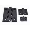 10pcs Hinges Black Color Nylon Plastic Butt Hinge for Wooden Box Furniture Electric Cabinet Scharnier Door Hinges