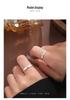 Sterling Silver Cat & Puppy Couple Rings: Cute, Simple Design for Students