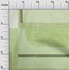 oneOone Cotton Flex Light Green Fabric Geometric Abstract Random Shapes Diy Clothing Quilting Fabric Print Fabric By Yard 40 Inch