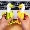 Creative Banana Duck Water Spray Toy For Kids Summer Pool Water Guns Beach Gaming Watergun Toys Kids Bathroom Accessories