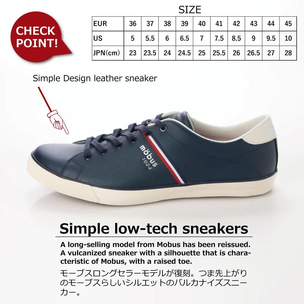 Maubus Men's Genuine Leather Casual Walking Shoes, Current Model MELNIK (White/France, Measurement 25 Points, 0 Centimeters)