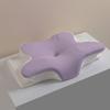 Butterfly Shape Memory Foam Pillow Side Sleepers Adults Neck Support Medium Firmness Ergonomic Contour