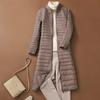 Woman's Ultra Light Down Jackets Stand Collar Slim Knee Length White Duck Down Coats Women Down Parkas Lady Overcoats