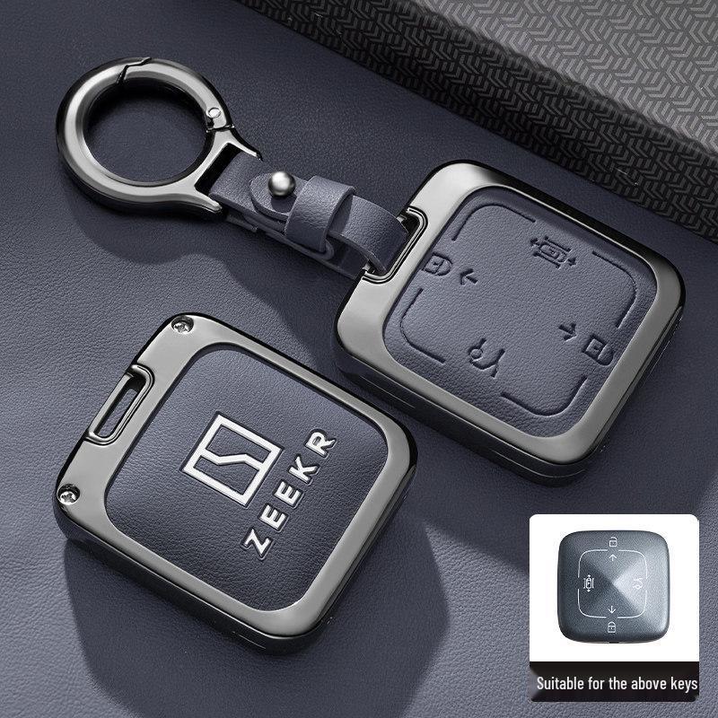 Bluetooth Schlüsseletui für Zeekr JiKe 007 - Auto Zubehör Schale, Schnalle und Herren Tasche