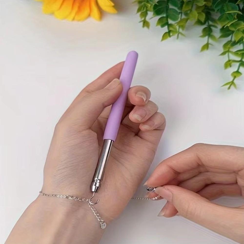 Stainless Help Wear Bracelet Tool Retractable Bracelet Fastener Helper Watch Strap Helper