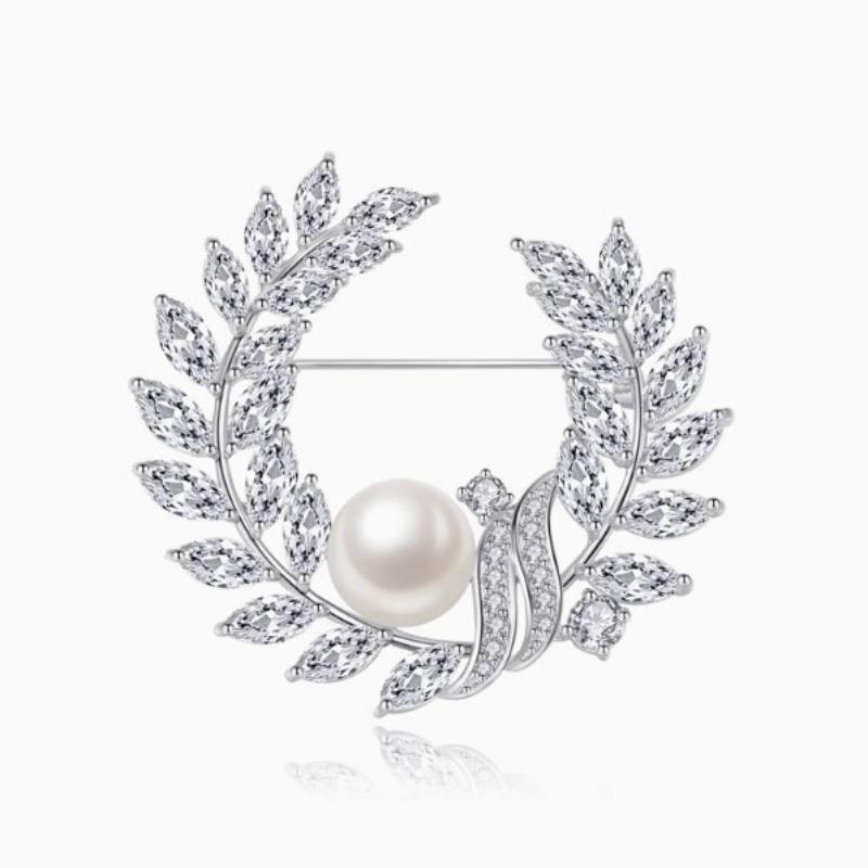 New Alloy Brooch High-end Niche Women's Peony High-end Pin Coat Suit High-end Versatile Brooch