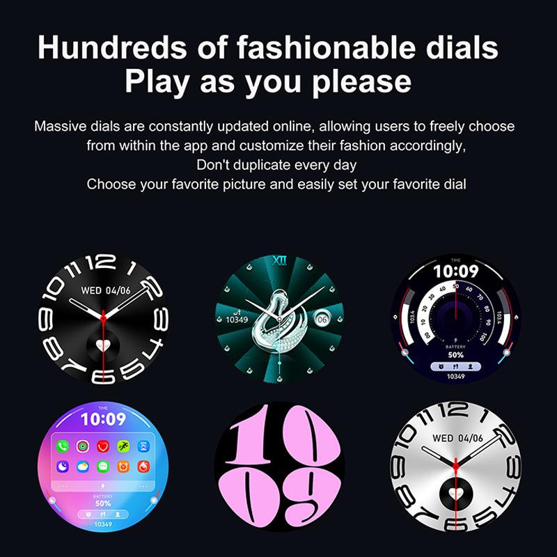 2025 Neu 1,46 Zoll 360*360 HD Auflösung Smartwatch Damen Herren Sport Fitness Gesundheit Wasserdicht Bluetooth Anruf Smartwatch