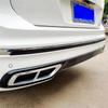 For VW Tiguan R-Line 2026-2026 ABS Black Honeycomb Style Rear Bumper Fog Light Lamp Cover Trims Car Auto Accessories