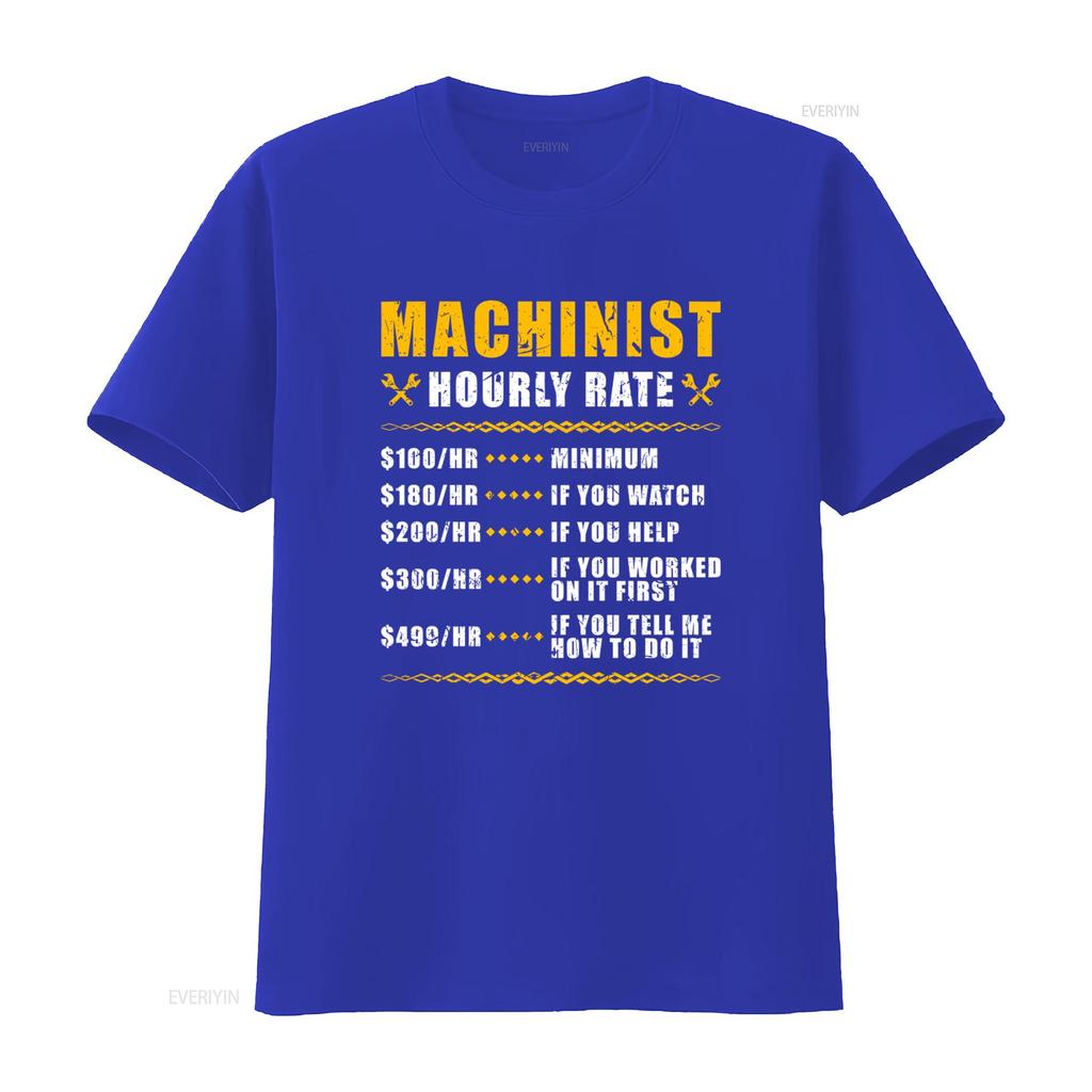 Strojírenský hodinový sazebník Řemeslník Machining Professional Tričko s designem Mechanického ceníku vintage Vyprané Unisex Strečové
