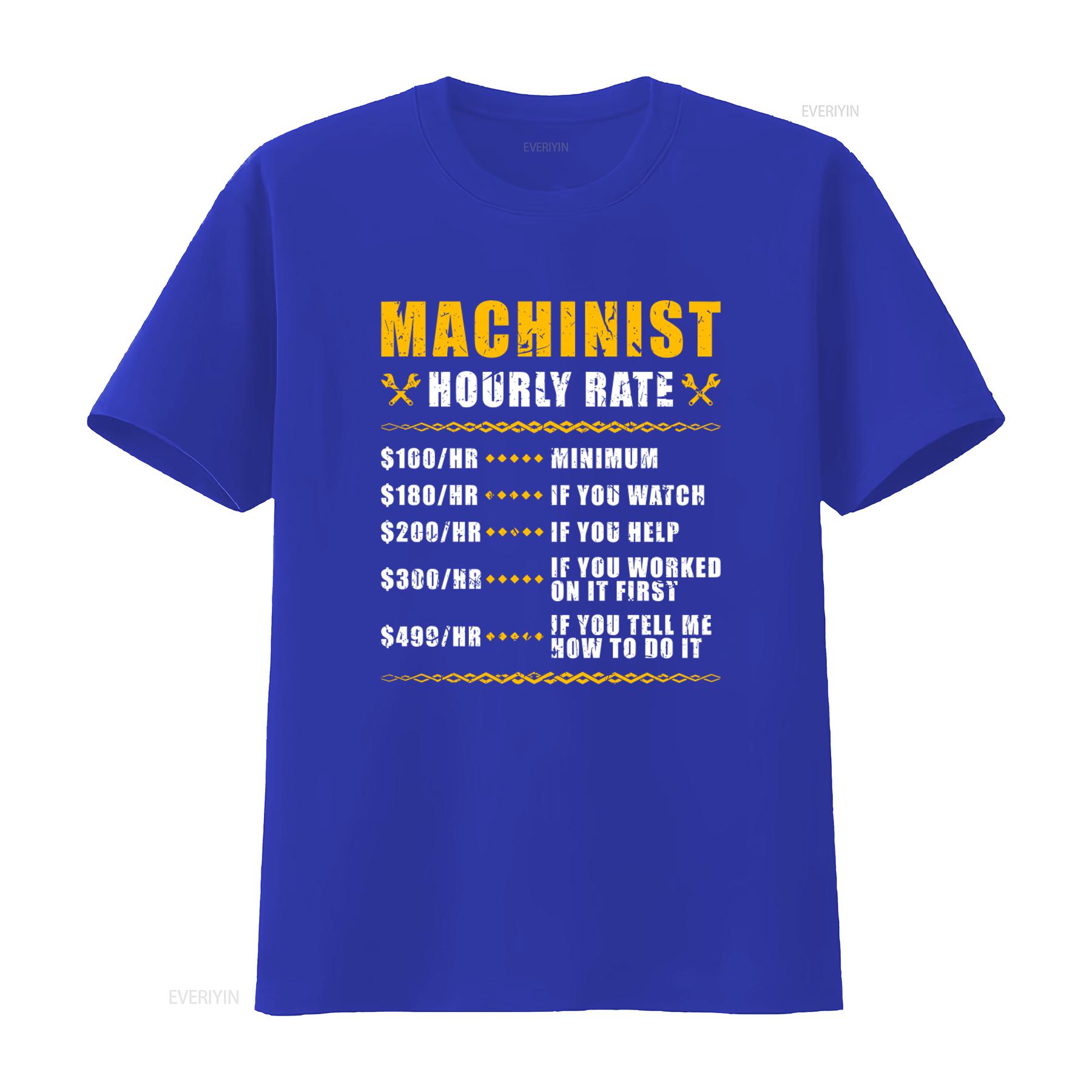 

Машиніст Погодинна ставка Робітник за спеціальністю Професіонал з обробки металу Футболка з дизайном «Ціни механіка» вінтажна Прана Унісекс Еластична M