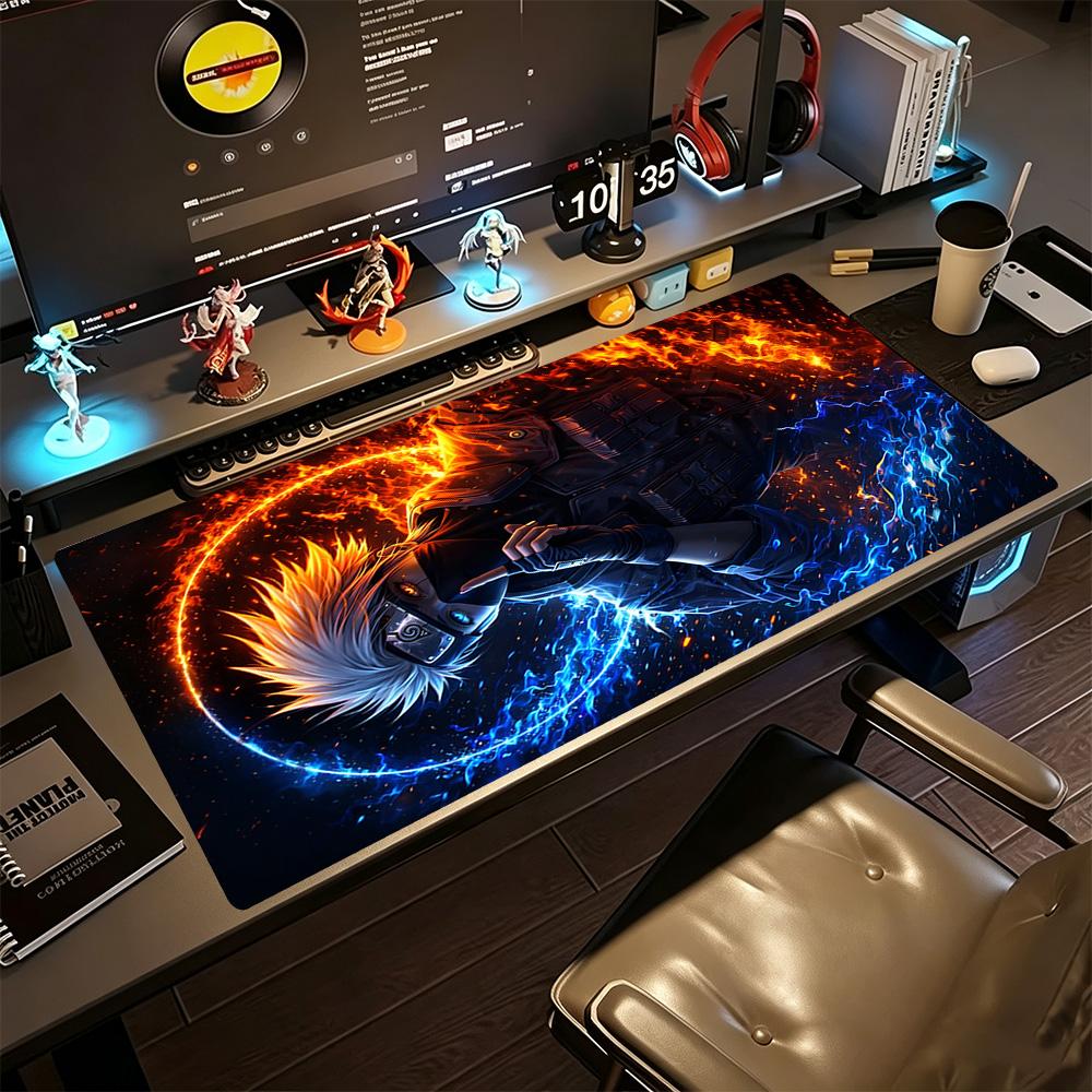 Naruto Gaming Mouse Pad Gamer Mousepad Office Mouse Mats Non-Slip Rubber Bottom Perfect for Office Desktop Supplies School Home