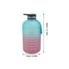 1Pcs Gradient Petg Plastic Water Bottle 3.78L Lightweight Portable Storage Water Bucket Ideal for Outdoor Sports Picnic Hiking