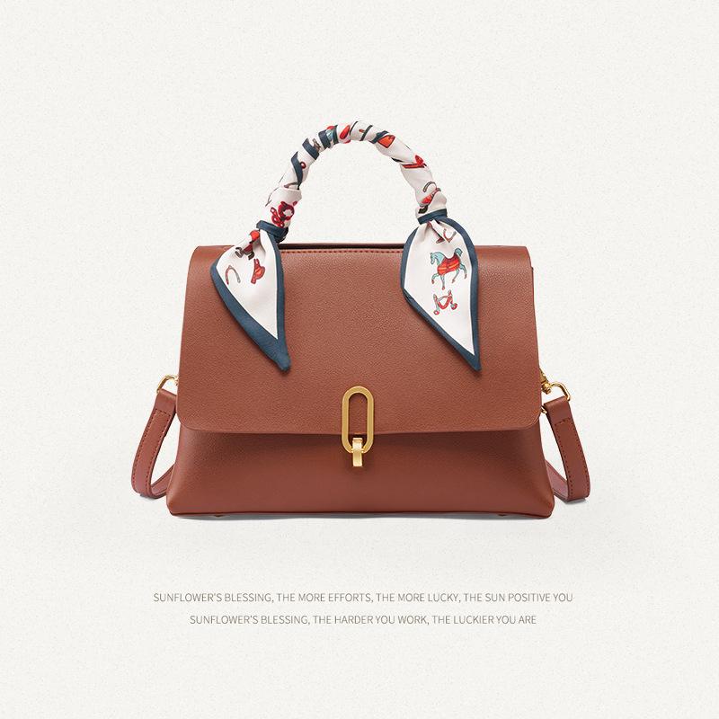 

Mrs. Qiao Handbag Source Manufacturer 2025 New High-End Women s Handbag Genuine Leather Women s Crossbody Bag Long22CM*Wide9CM*High16CM коричневий