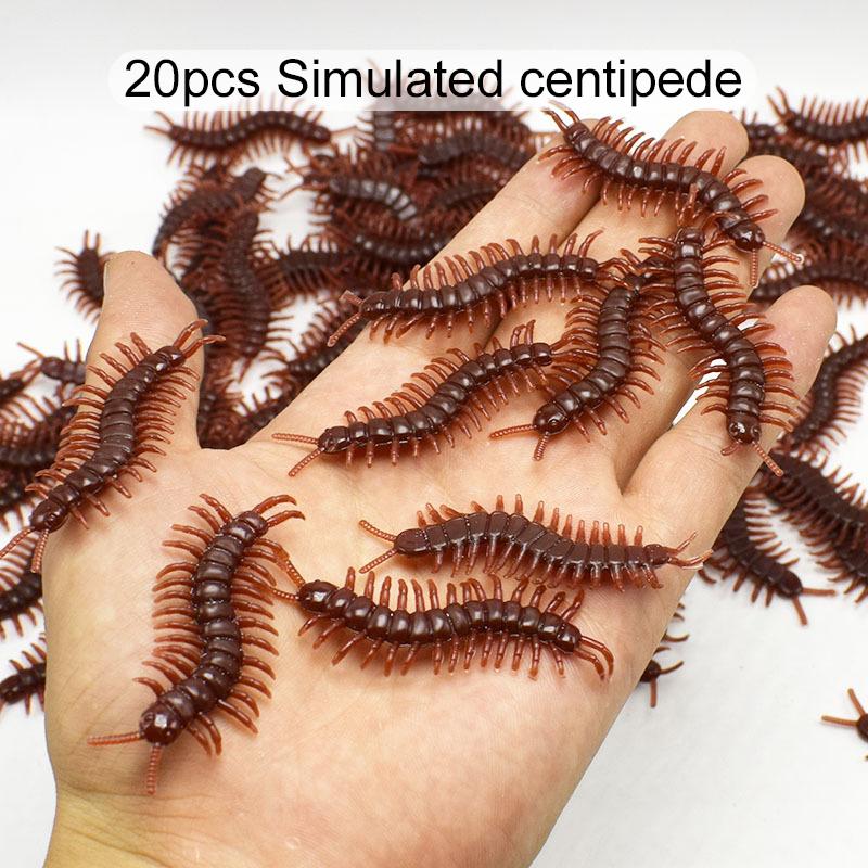 Simulated Insects Realistic Cockroaches Spiders Scorpions Centipedes Plastic Trick Props Prank Festival Party DIY Decoration TMZ