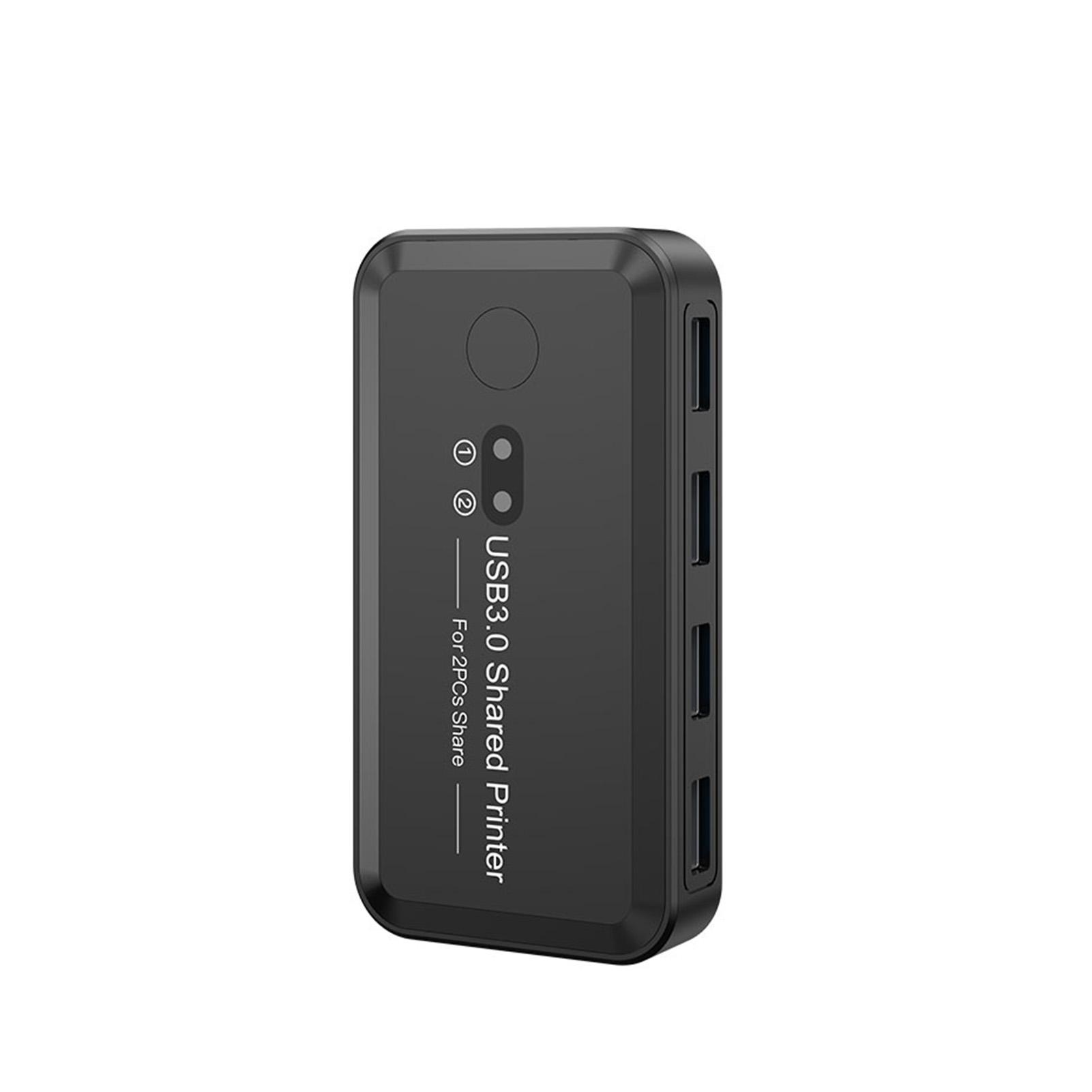 

USB 3.0 Switcher 2 Computers Share 4 USB for PC Laptop Keyboard Fast Data Transfer Speed