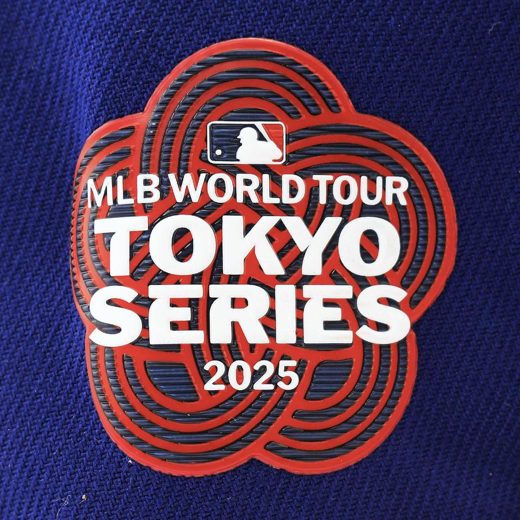 [New Era] MLB 2025 Opening Game Tokyo Series Model Cap 59FIFTY Los Angeles Dodgers MLB TOKYO SERIES ON-FIELD FITTED CAP LOS ANGELES DODGERS Hat 5950