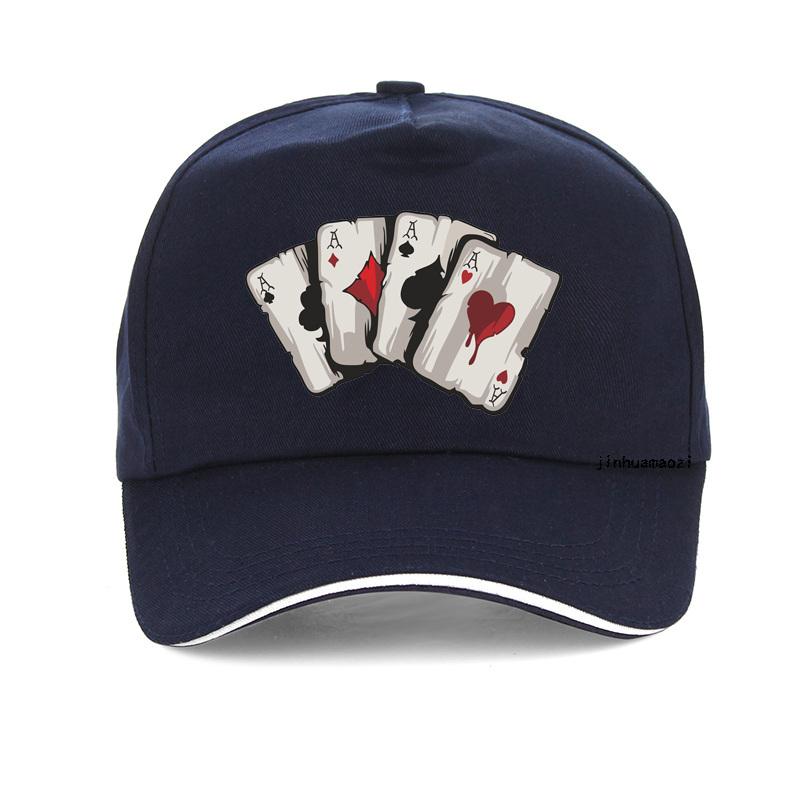 New Design Cartoon Playing cards100%Cotton Dad Cap Old Playing Card Baseball Caps Fashion Unisex Adjustable Snapback Hat Gorras