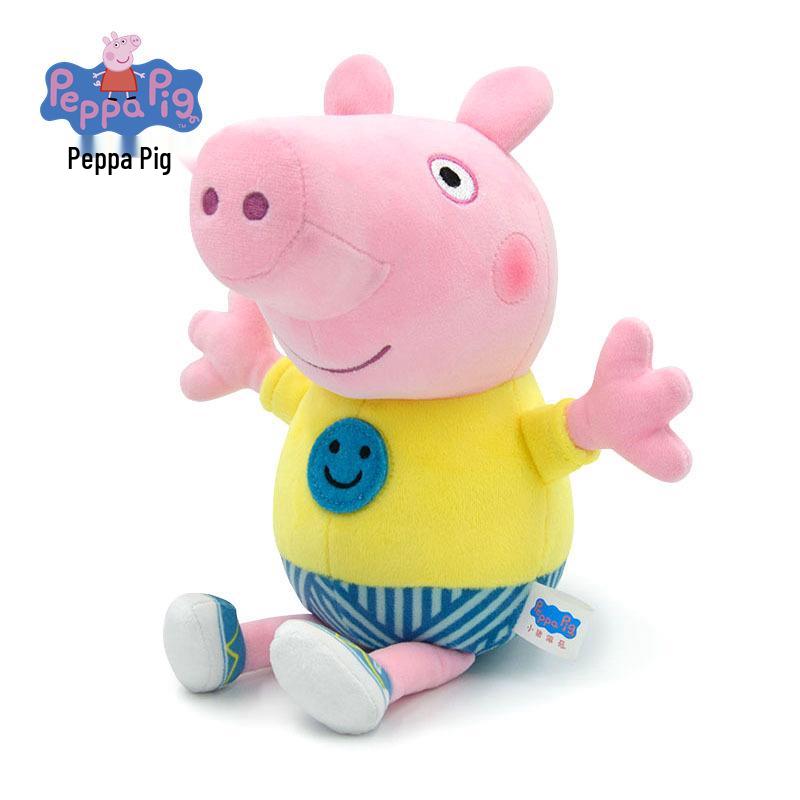 Changyi Peppa Pig Family Plush Set: George, Dinosaur, Grandpa, Grandma, Mom, Dad