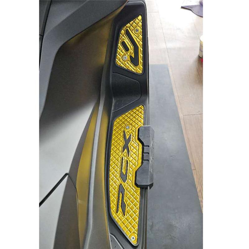 

NEW-Aluminum Alloy Footpads For 2025 Honda PCX160 PCX125 Motorcycle Modified Skid Proof Pedal Footrest золотий