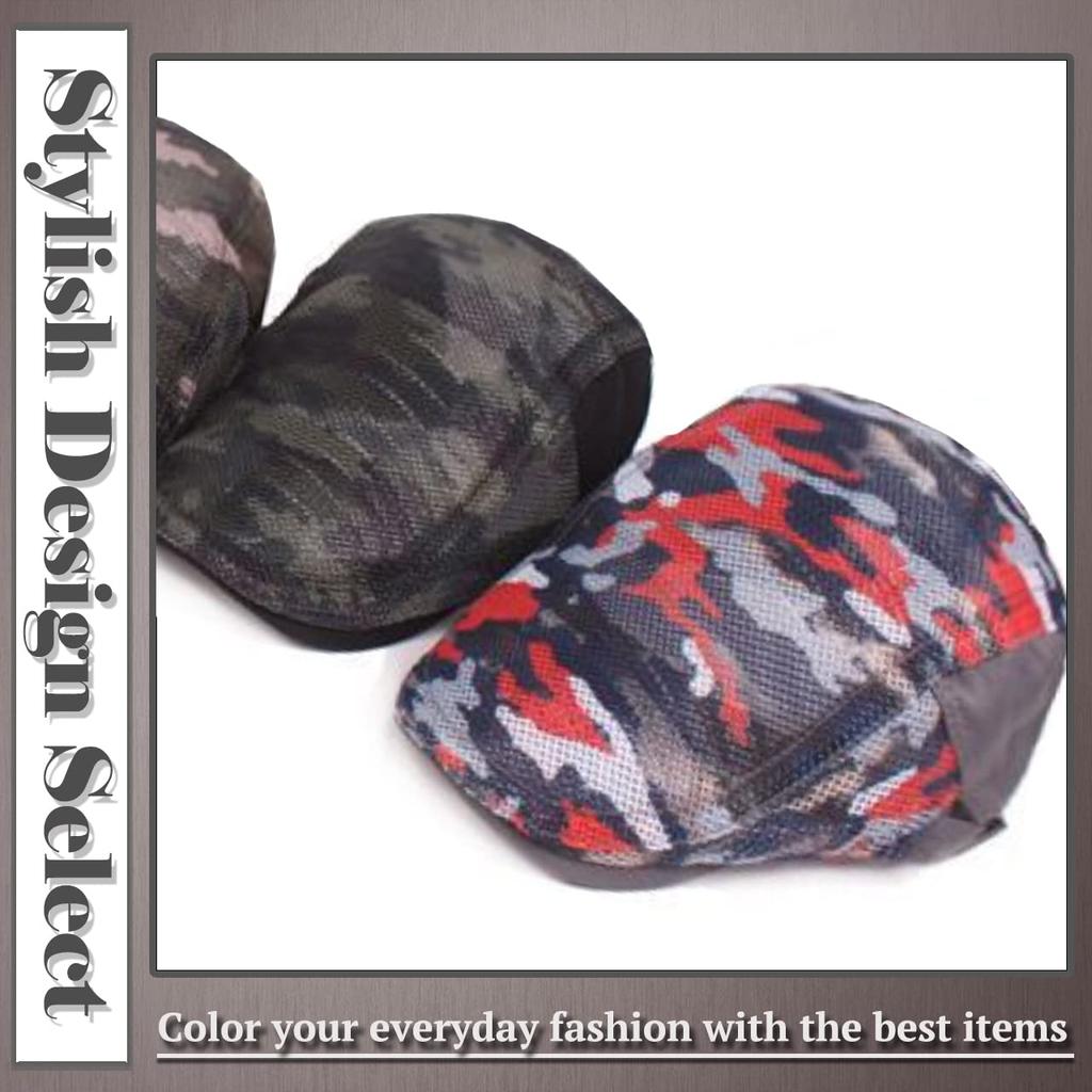 ONE LIMITATION Mesh Camouflage Hunting Cap Hat Sports Lightweight Hat CP056 Men's (2.Gray)