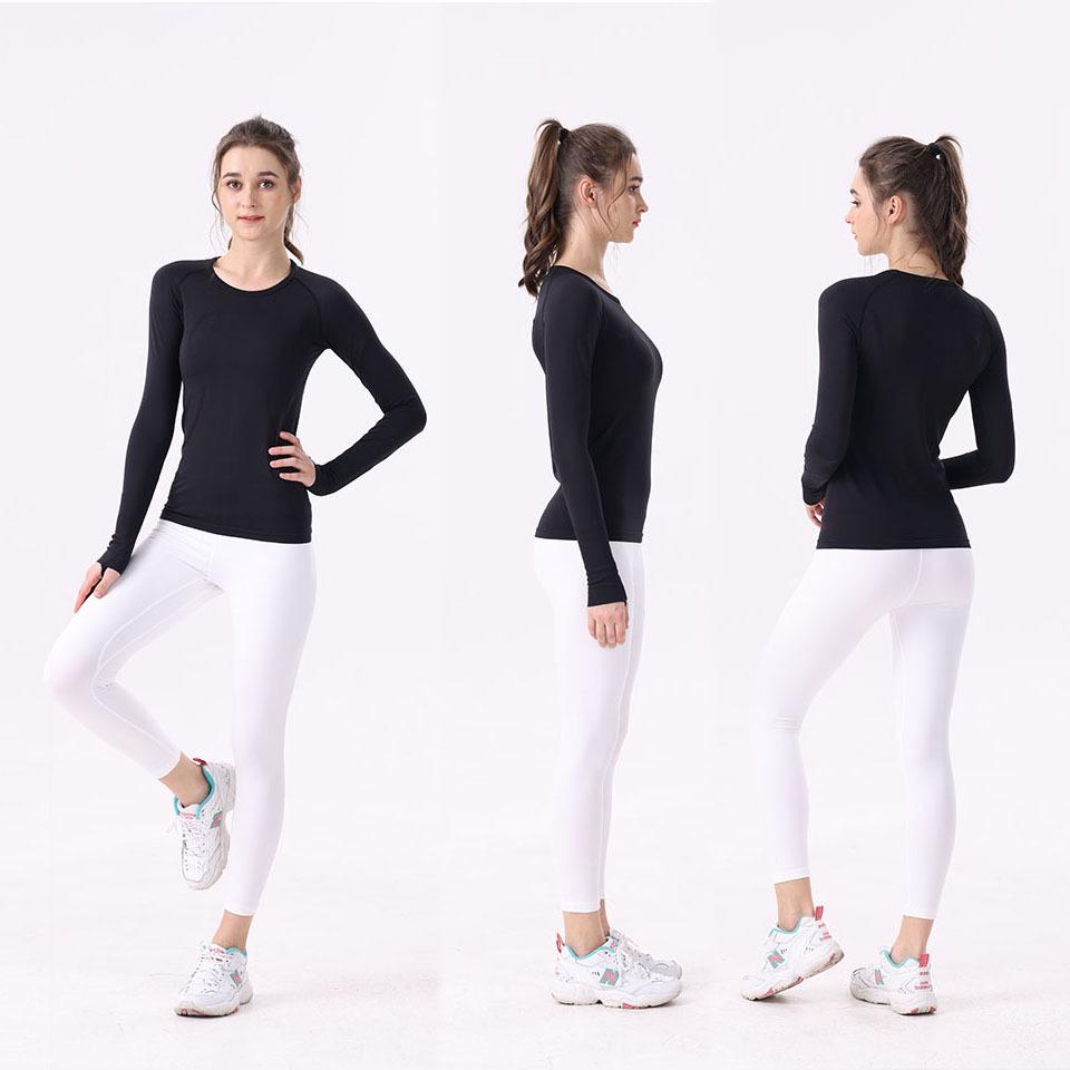 

Женская футболка для йоги 2.0 с длинным рукавом, быстросохнущая, облегающего кроя, для бега M/4