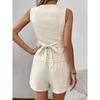 Western Style Summer Fashion Casual Sleeveless Vest Shorts Two-piece Set Tank Top and Shorts Set