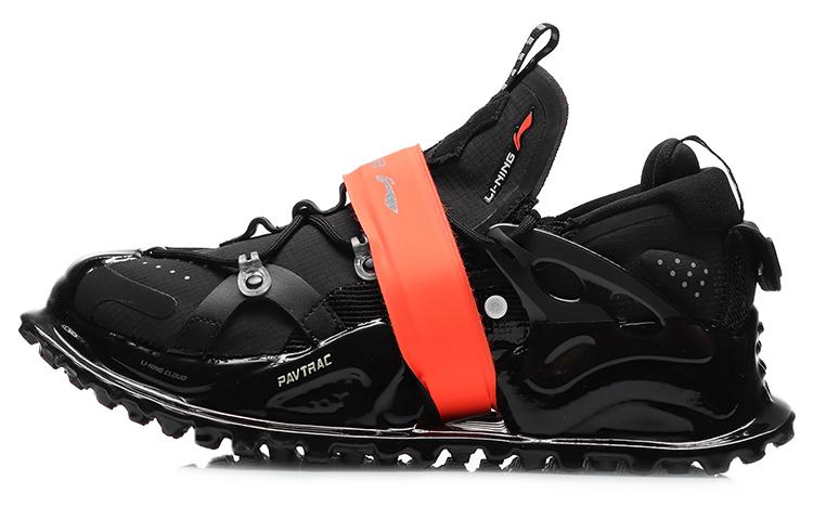 Li Ning Pangu Halo Низкие Повседневные Кроссовки Мужские Черные AGLQ043-2 44