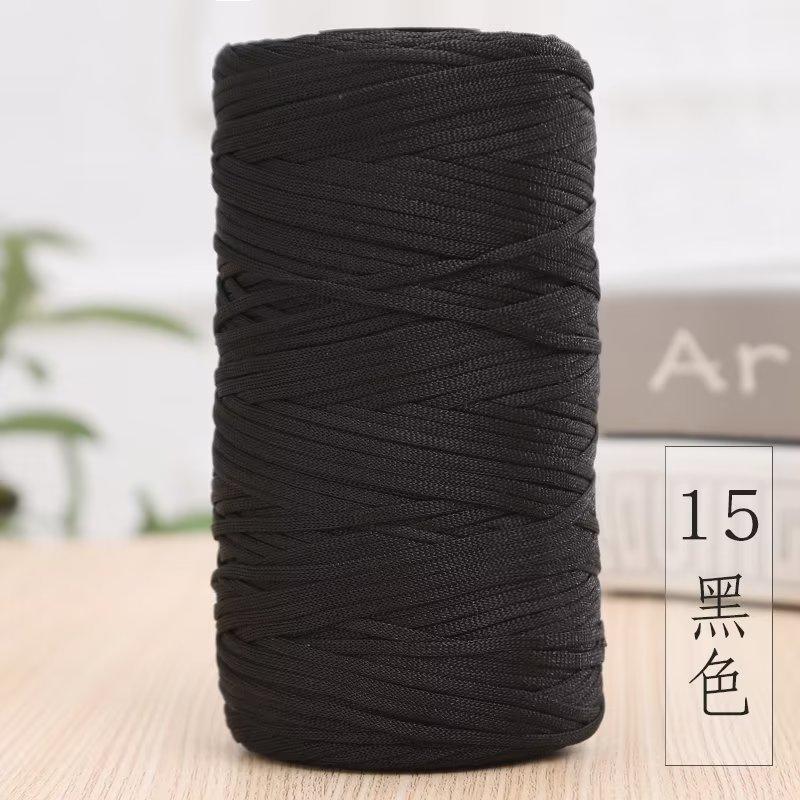 Mercerized Cotton And Linen Flat Belt Thread Light Body Ice Silk Crochet Hook Hat Wool Ball Handmade Diy Knitting Material Package